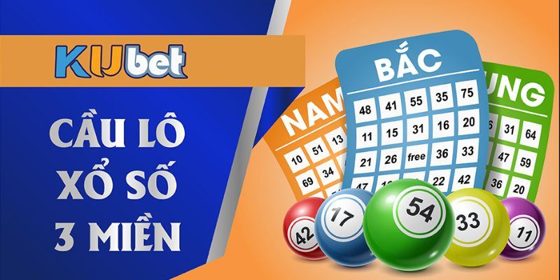 Cổng game xổ số Kubet88 miền Bắc, Nam, Trung